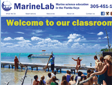 Tablet Screenshot of marinelab.org